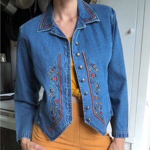 Coastal cowgirl vintage denim jacket